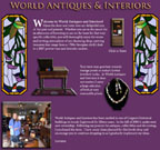 World Antiques and Interiors Web Page
